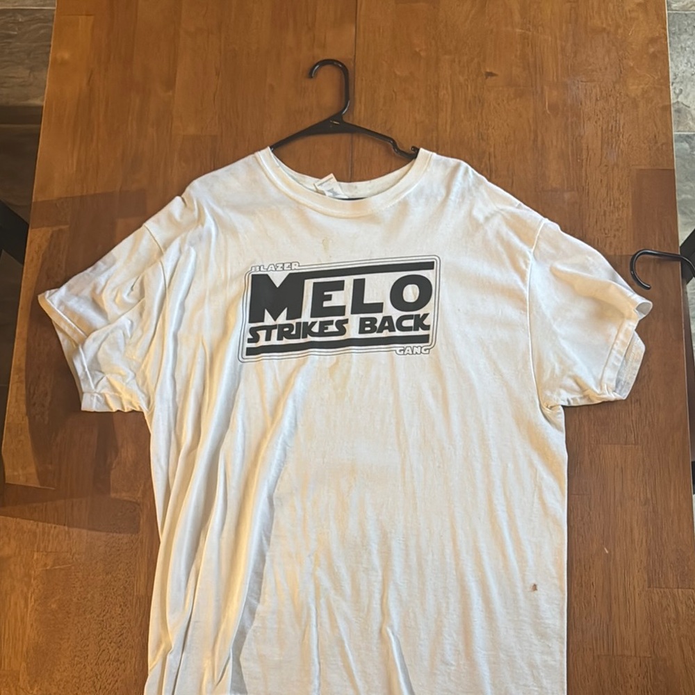 White Melo Strikes Back T-Shirt
